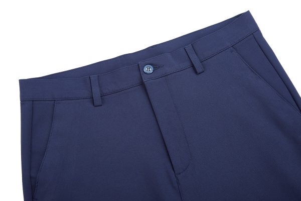 Elegant Plain Navy Blue Golf Pants (NEW) - Grandcity Fashion Pte Ltd