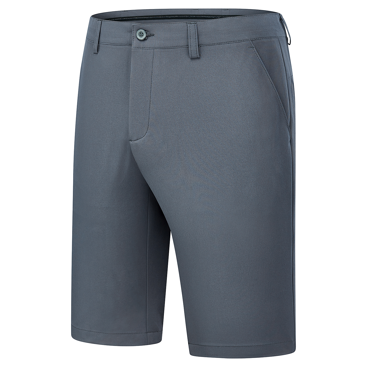 Pattern Breathable Dark Grey Men Shorts - Grandcity Fashion Pte Ltd